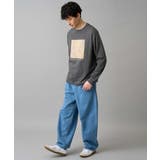 【洗濯機で洗える】デニムバレルレッグイージーパンツ | a.v.v【MEN】 | 詳細画像8 