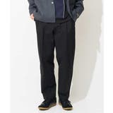 ブラック | ツータックチノストレッチパンツ | a.v.v【MEN】