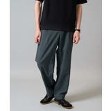 【接触冷感 イージーケア】ドライタッチワンタックワイドイージースラックス【春リラ… | a.v.v【MEN】 | 詳細画像1 