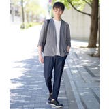 【イージーケア/接触冷感】スマートシャンブレーアンクル丈スラックス | a.v.v【MEN】 | 詳細画像3