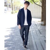 【イージーケア/接触冷感】スマートシャンブレーアンクル丈スラックス | a.v.v【MEN】 | 詳細画像7