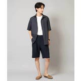 【イージーケア/吸水速乾/毛玉になりにくい】シアサッカーワンタックハーフパンツ | a.v.v【MEN】 | 詳細画像12 