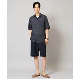 【イージーケア/吸水速乾/毛玉になりにくい】シアサッカーワンタックハーフパンツ | a.v.v【MEN】 | 詳細画像13 