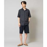 【イージーケア/吸水速乾/毛玉になりにくい】シアサッカーワンタックハーフパンツ | a.v.v【MEN】 | 詳細画像14 