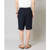 【イージーケア/吸水速乾/毛玉になりにくい】シアサッカーワンタックハーフパンツ | a.v.v【MEN】 | 詳細画像20 