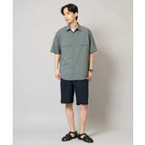 【イージーケア/吸水速乾/毛玉になりにくい】シアサッカーワンタックハーフパンツ | a.v.v【MEN】 | 詳細画像3 