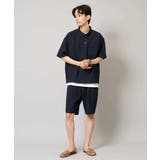 【イージーケア/吸水速乾/毛玉になりにくい】シアサッカーワンタックハーフパンツ | a.v.v【MEN】 | 詳細画像5 