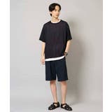 【イージーケア/吸水速乾/毛玉になりにくい】シアサッカーワンタックハーフパンツ | a.v.v【MEN】 | 詳細画像9 