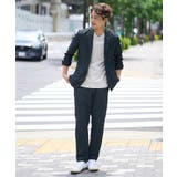 【イージーケア/吸水速乾/毛玉になりにくい】シアサッカーセミルーズパンツ | a.v.v【MEN】 | 詳細画像3