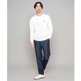 【イージーケア/接触冷感】デニムライクストレッチセミルーズパンツ | a.v.v【MEN】 | 詳細画像12 