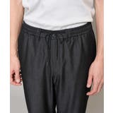 【イージーケア/接触冷感】デニムライクストレッチセミルーズパンツ | a.v.v【MEN】 | 詳細画像29 