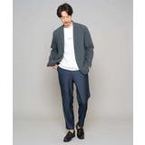 【イージーケア/接触冷感】デニムライクストレッチセミルーズパンツ | a.v.v【MEN】 | 詳細画像5 