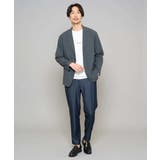 【イージーケア/接触冷感】デニムライクストレッチセミルーズパンツ | a.v.v【MEN】 | 詳細画像6 