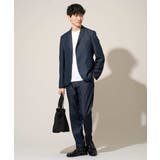 【イージーケア/接触冷感】デニムライクストレッチスマートスラックス | a.v.v【MEN】 | 詳細画像33 