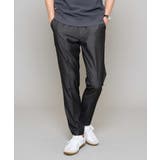 ダークグレー | 【イージーケア/接触冷感】デニムライクストレッチスマートスラックス | a.v.v【MEN】