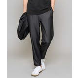 ダークグレー | 【イージーケア/接触冷感】デニムライクストレッチアンクルセミルーズパンツ | a.v.v【MEN】