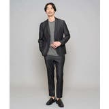 【イージーケア/接触冷感】デニムライクストレッチアンクルスマートスラックス | a.v.v【MEN】 | 詳細画像34 