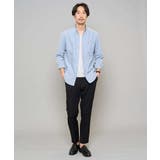 【イージーケア/接触冷感】デニムライクストレッチアンクルスマートスラックス | a.v.v【MEN】 | 詳細画像48 