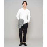 【イージーケア/接触冷感】デニムライクストレッチアンクルスマートスラックス | a.v.v【MEN】 | 詳細画像55 