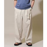 大人の控えめワイドパンツ【接触冷感 ストレッチ】ベルトツキワイドテーパードチノパ… | a.v.v【MEN】 | 詳細画像16 