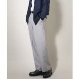 ライトグレー | 【接触冷感】スティックワイドパンツ | a.v.v【MEN】