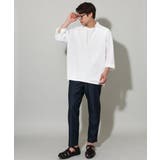 【接触冷感】スマートシャンブレーセミルーズパンツ アンクル丈 | a.v.v【MEN】 | 詳細画像18