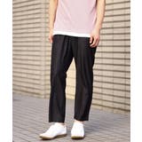 【接触冷感】スマートシャンブレーセミルーズパンツ アンクル丈 | a.v.v【MEN】 | 詳細画像26