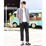 【接触冷感】スマートシャンブレーセミルーズパンツ アンクル丈 | a.v.v【MEN】 | 詳細画像5