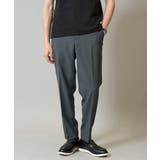 ダークグレー | 【イージーケア 接触冷感】リライトスマートスラックス【吸水速乾 UVカット | a.v.v【MEN】