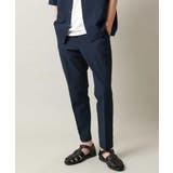 ネイビー | 【イージーケアな涼感素材】シアサッカーイージースマートスラックス | a.v.v【MEN】