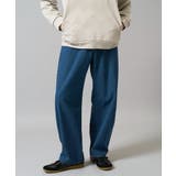 【洗濯機で洗える】デニムバレルレッグイージーパンツ | a.v.v【MEN】 | 詳細画像1 