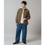 【洗濯機で洗える】デニムバレルレッグイージーパンツ | a.v.v【MEN】 | 詳細画像17 