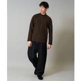 【洗濯機で洗える】デニムバレルレッグイージーパンツ | a.v.v【MEN】 | 詳細画像4 