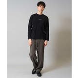 【イージーケア シワになりにくい】ツイードストレッチワンタックワイドイージースラ… | a.v.v【MEN】 | 詳細画像19 