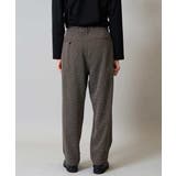 【イージーケア シワになりにくい】ツイードストレッチワンタックワイドイージースラ… | a.v.v【MEN】 | 詳細画像23 