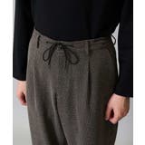 【イージーケア シワになりにくい】ツイードストレッチワンタックワイドイージースラ… | a.v.v【MEN】 | 詳細画像24 