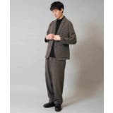 【イージーケア シワになりにくい】ツイードストレッチワンタックワイドイージースラ… | a.v.v【MEN】 | 詳細画像4 