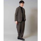 【イージーケア シワになりにくい】ツイードストレッチワンタックワイドイージースラ… | a.v.v【MEN】 | 詳細画像7 