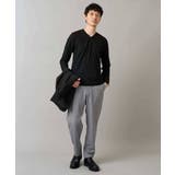 メランジストレッチセミルーズパンツ【イージーケア/洗濯機で洗える】 | a.v.v【MEN】 | 詳細画像53