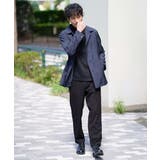 【イージーケア 洗濯機で洗える ストレッチ】デニムライクストレッチセミルーズパン… | a.v.v【MEN】 | 詳細画像3 