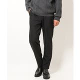 ブラック | リライト セミルーズパンツ | a.v.v【MEN】