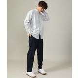 【ストレッチ】スマートシャンブレーテーパードパンツ | a.v.v【MEN】 | 詳細画像17