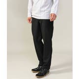 ブラック | 【ストレッチ】スマートシャンブレーテーパードパンツ | a.v.v【MEN】