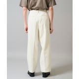 【イージーケア 毛玉になりにくい】ワンタックワイドデニムスラックス【ストレッチ … | a.v.v【MEN】 | 詳細画像12 