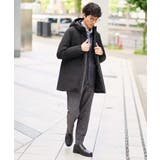 【イージーケア ストレッチ】メランジポンチスマートスラックス【洗濯機で洗える】通… | a.v.v【MEN】 | 詳細画像10 