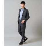 【イージーケア ストレッチ】メランジポンチスマートスラックス【洗濯機で洗える】通… | a.v.v【MEN】 | 詳細画像15 