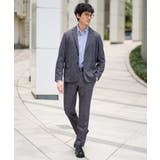 【イージーケア ストレッチ】メランジポンチスマートスラックス【洗濯機で洗える】通… | a.v.v【MEN】 | 詳細画像8 