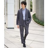 【イージーケア ストレッチ】メランジポンチスマートスラックス【洗濯機で洗える】通… | a.v.v【MEN】 | 詳細画像9 