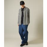 【美シルエット】デニムワンタックワイドパンツ 15.8OZ | a.v.v【MEN】 | 詳細画像34