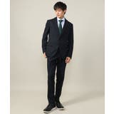 【洗濯機で洗える 通勤 セレモニー】ウーステッドストレッチイージースラックス(セ… | a.v.v【MEN】 | 詳細画像17 